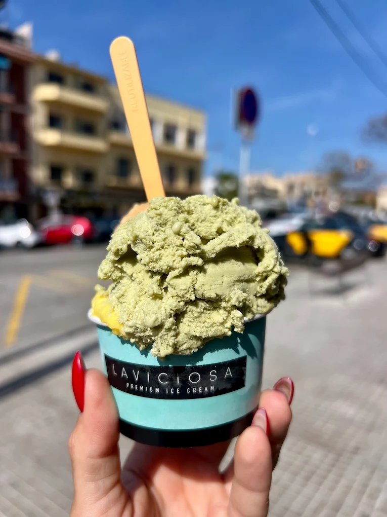 Helado de pistacho Premium