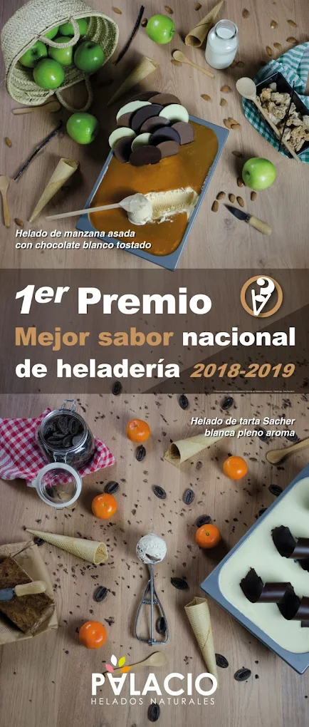 Diploma 1er Premio Mejor sabor nacional de heladería 2018-2019